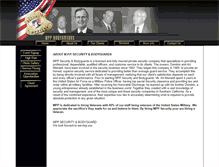 Tablet Screenshot of mppbodyguards.com